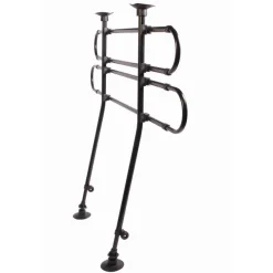 TRIXIE Auto-Gitter, gewinkelt, schwarz | Breite: 85–140 cm Höhe: 75–110 cm