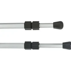 TRIXIE Auto-Gitter, mit Kopfstützenfixierung, silber/schwarz | Breite: 105–172 cm Höhe: 46–60 cm