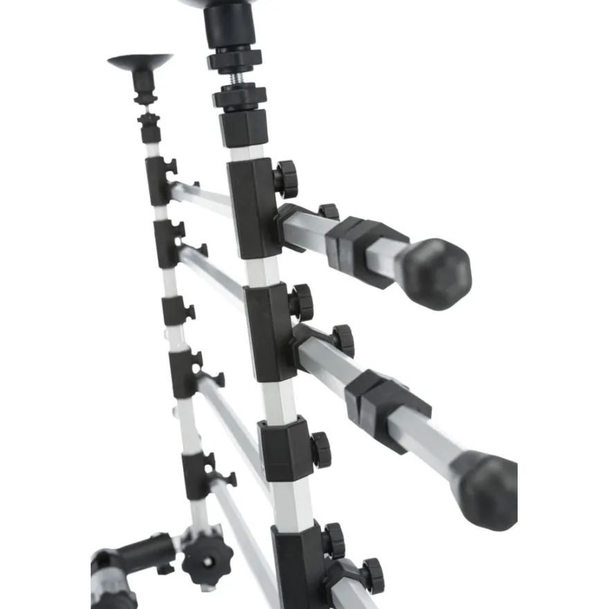 TRIXIE Auto-Gitter, mit Kopfstützenfixierung, silber/schwarz | Breite: 105–172 cm Höhe: 46–60 cm