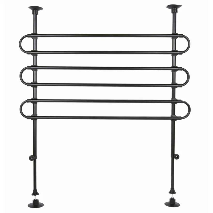 TRIXIE Auto-Gitter, schwarz | Breite: 85–140 cm Höhe: 75–110 cm