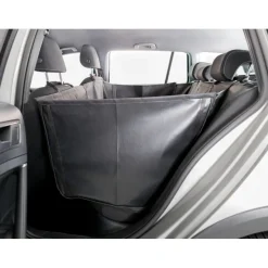 TRIXIE Auto-Schondecke, mit Seitenteilen, teilbar, schwarz | 1.50 x 1.35 m