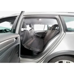 TRIXIE Auto-Schondecke, mit Seitenteilen, teilbar, schwarz | 1.50 x 1.35 m
