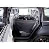 TRIXIE Auto-Schondecke, schmal, mit hohen Seitenteilen, schwarz/beige | 0.5 x 1.45 m