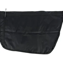 TRIXIE Auto-Schondecke, schmal, mit hohen Seitenteilen, schwarz/beige | 0.5 x 1.45 m