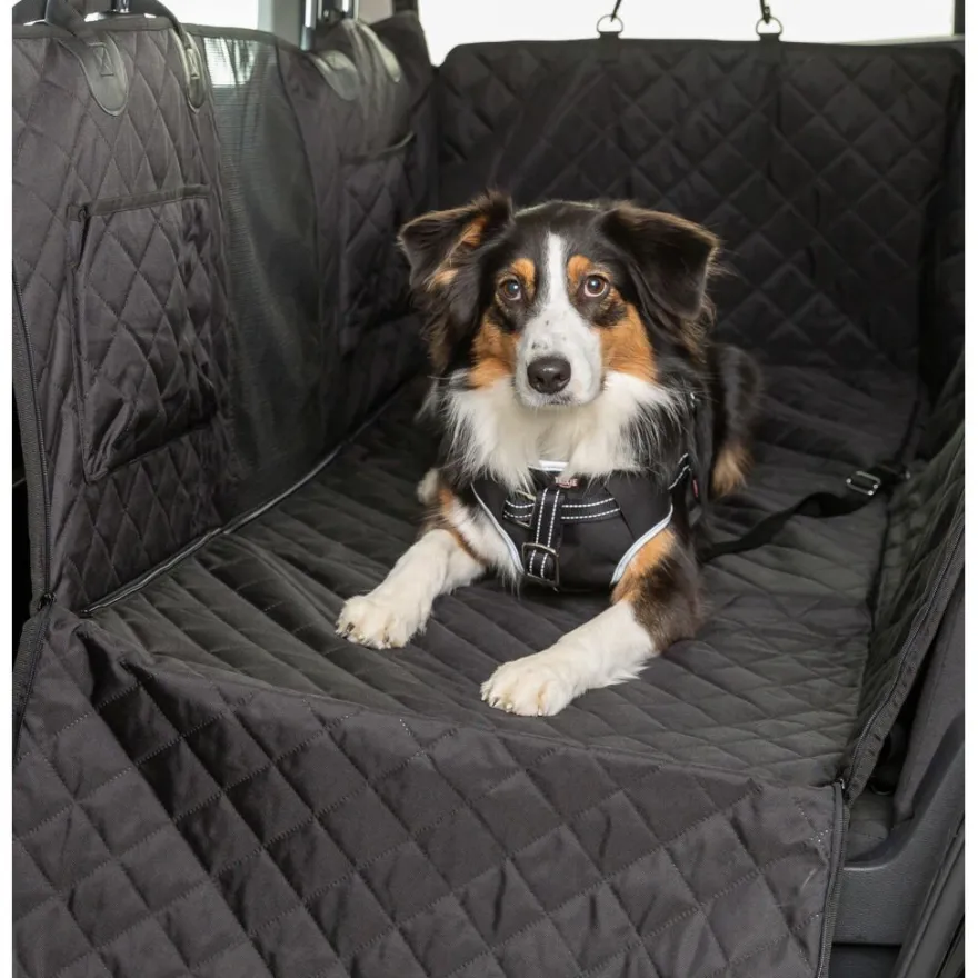 TRIXIE Auto-Schondecke, schwarz | 1,64 × 1,61 m