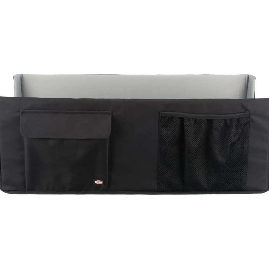 TRIXIE Autositz, doppelt, schwarz/grau | 80 x 28 x 39 cm