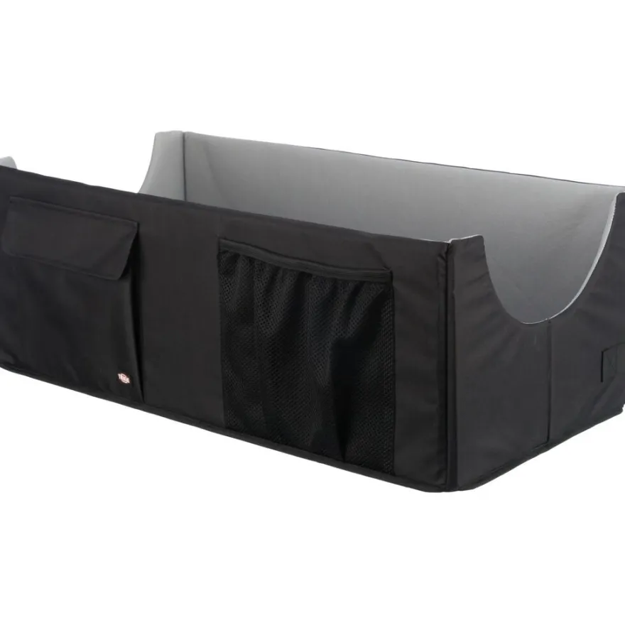 TRIXIE Autositz, doppelt, schwarz/grau | 80 x 28 x 39 cm