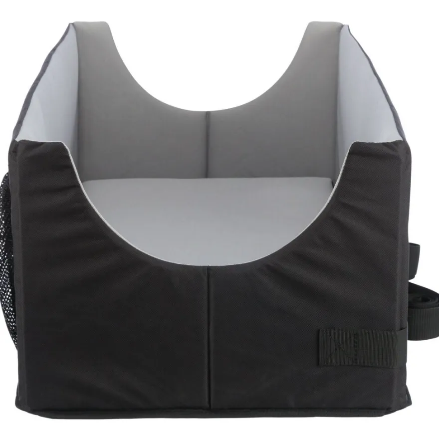 TRIXIE Autositz, doppelt, schwarz/grau | 80 x 28 x 39 cm