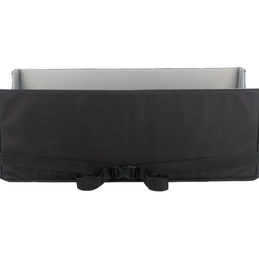 TRIXIE Autositz, doppelt, schwarz/grau | 80 x 28 x 39 cm
