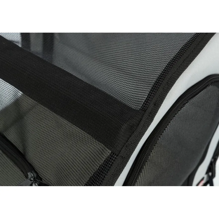 TRIXIE Autositz, grau/schwarz | 44 x 37 x 40 cm