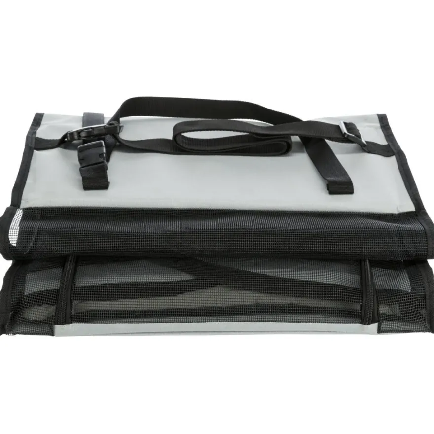 TRIXIE Autositz, grau/schwarz | 44 x 37 x 40 cm