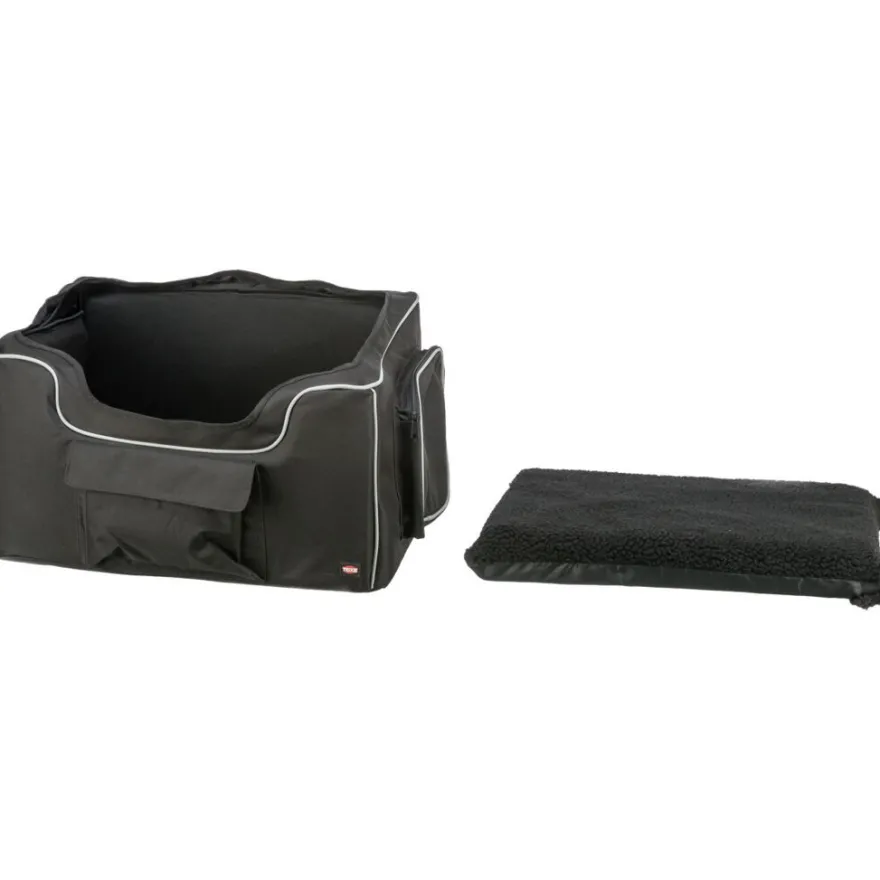 TRIXIE Autositz Midi, schwarz/grau | 56 × 37 × 36 cm