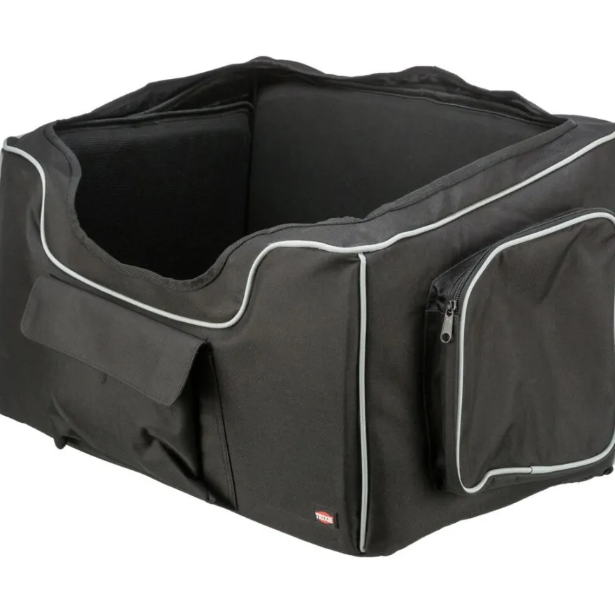 TRIXIE Autositz Midi, schwarz/grau | 56 × 37 × 36 cm