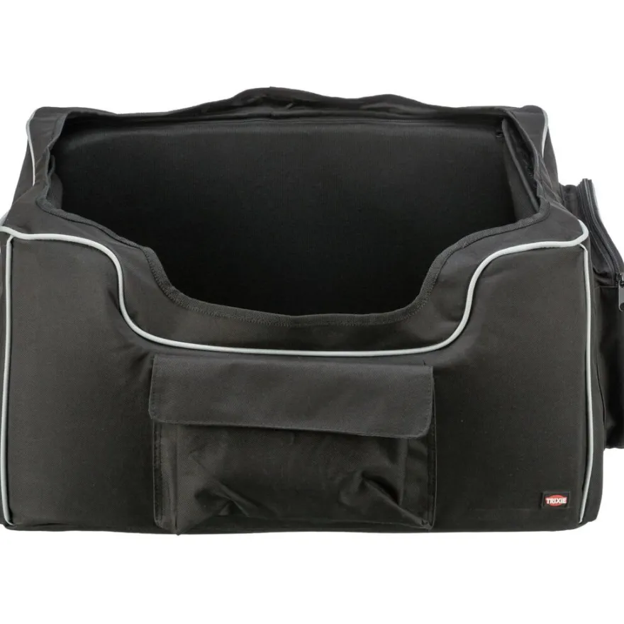 TRIXIE Autositz Midi, schwarz/grau | 56 × 37 × 36 cm