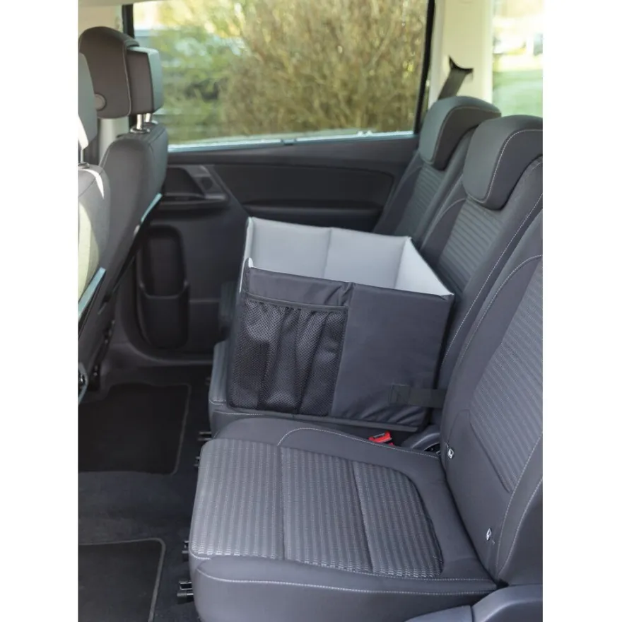 TRIXIE Autositz, schwarz/grau | 45 x 28 x 40 cm
