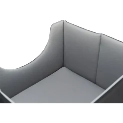 TRIXIE Autositz, schwarz/grau | 45 x 28 x 40 cm