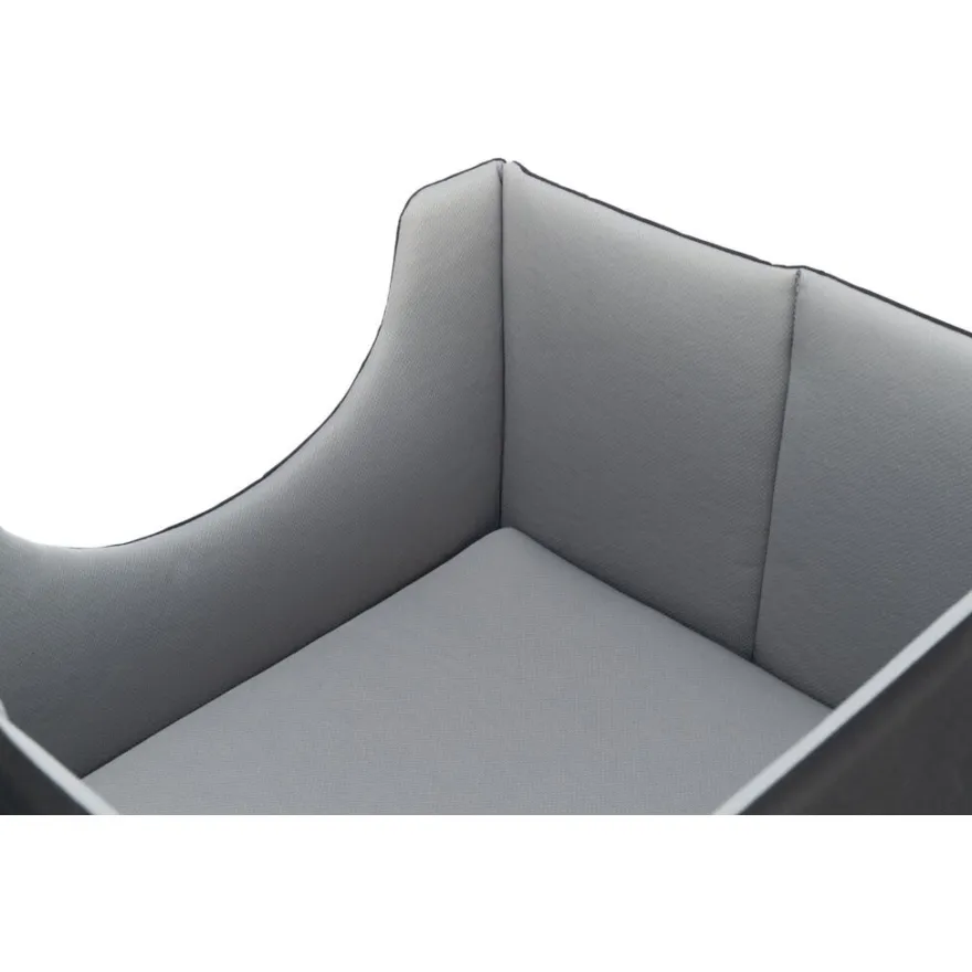 TRIXIE Autositz, schwarz/grau | 45 x 28 x 40 cm