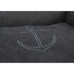 TRIXIE BE NORDIC Bett Föhr, eckig, schwarz | 60 x 50 cm