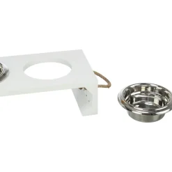 TRIXIE Be Nordic Napf-Set, MDF/Edelstahl | 2 x 0.4 l