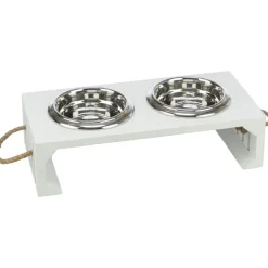 TRIXIE Be Nordic Napf-Set, MDF/Edelstahl | 2 x 0.4 l