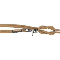 TRIXIE BE NORDIC V-Leine, Leder, braun | Leder. XS-L: 2 m/ø 8 mm