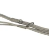TRIXIE BE NORDIC V-Leine, Leder, grau | Leder. XS-L: 2 m/ø 8 mm