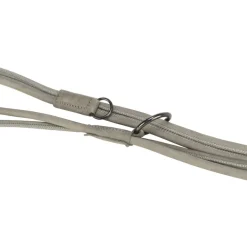 TRIXIE BE NORDIC V-Leine, Leder, grau | Leder. XS-L: 2 m/ø 8 mm