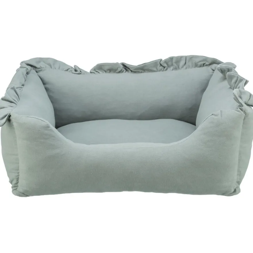 TRIXIE Bett Amelie, eckig, salbei | 60 x 50 cm