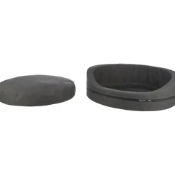 TRIXIE Bett CityStyle, oval, dunkelgrau | 65 x 55 cm