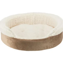 TRIXIE Bett Cosma, oval, braun/beige | 60 x 50 cm