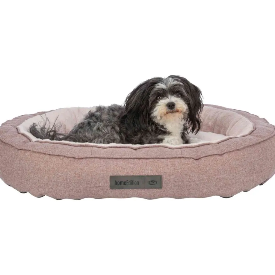 TRIXIE Bett Felicia, oval, rosa | 70 x 50 cm