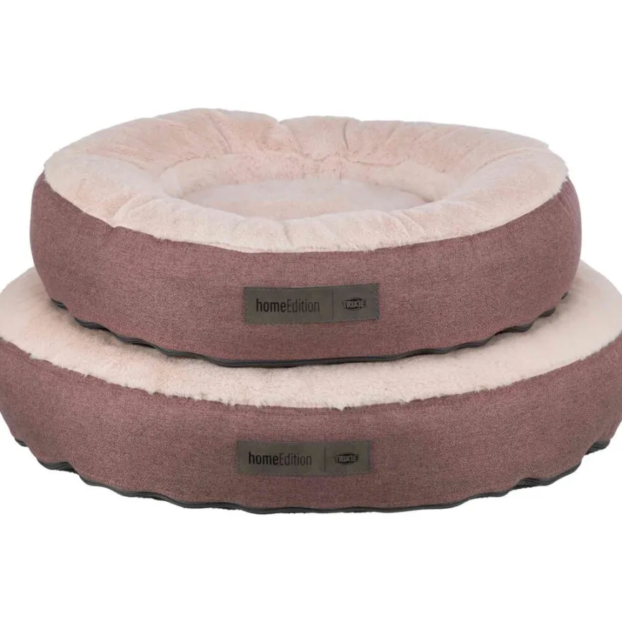 TRIXIE Bett Felicia, rund, beere/rosa | ø 50 cm