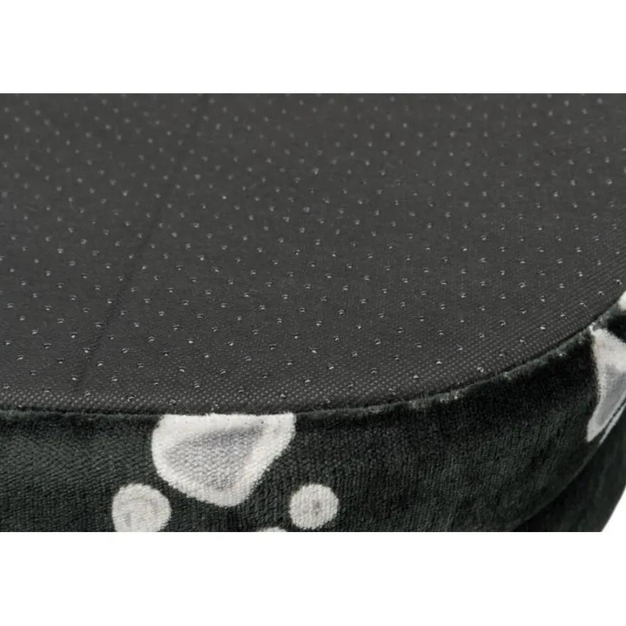 TRIXIE Bett Jimmy, oval, schwarz | 110 x 95 cm