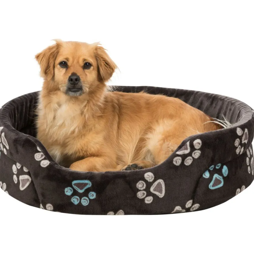 TRIXIE Bett Jimmy, oval, taupe | 65 x 55 cm