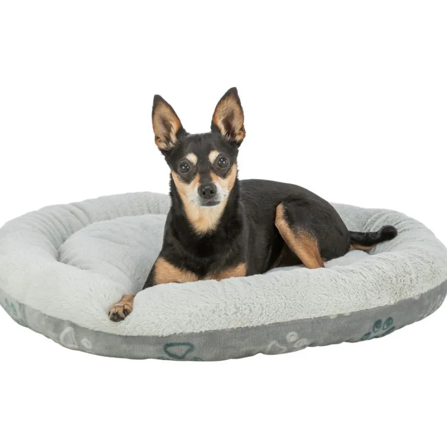 TRIXIE Bett Jimmy Soft, rund, hellgrau | ø 50 cm
