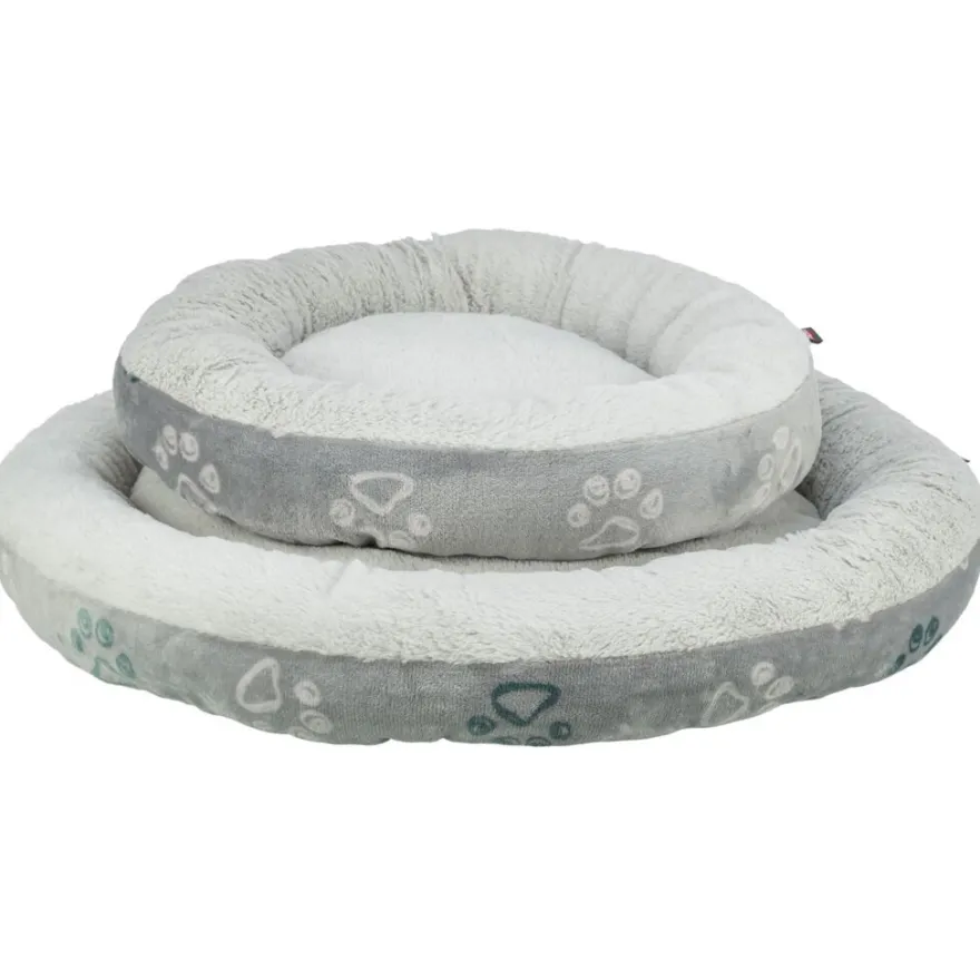TRIXIE Bett Jimmy Soft, rund, hellgrau | ø 50 cm