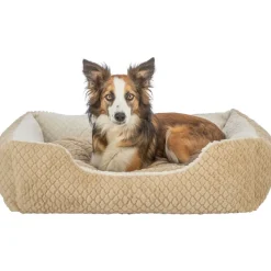 TRIXIE Bett Kaline Mio, eckig, braun/creme | 50 × 40 cm