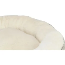 TRIXIE Bett Leo, oval, creme | ø 50 cm