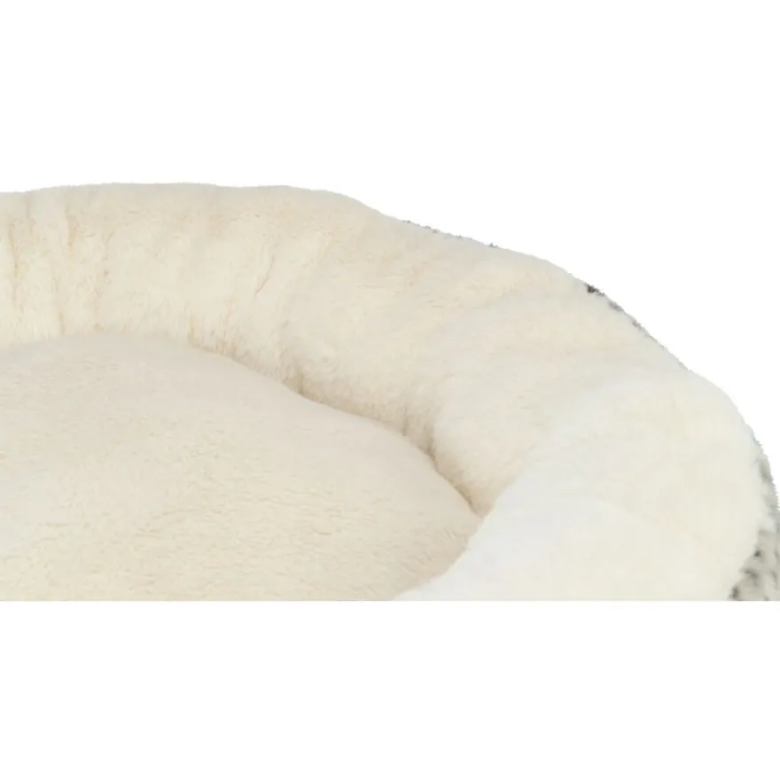 TRIXIE Bett Leo, oval, creme | ø 50 cm