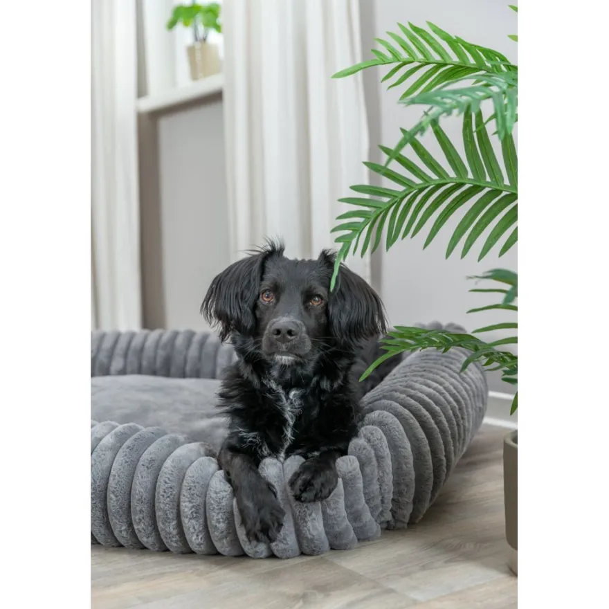 TRIXIE Bett Lonni, eckig, grau | 65 × 50 cm