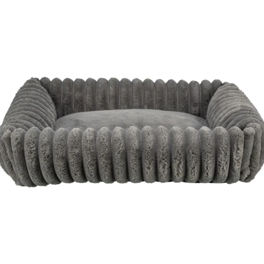 TRIXIE Bett Lonni, eckig, grau | 65 × 50 cm