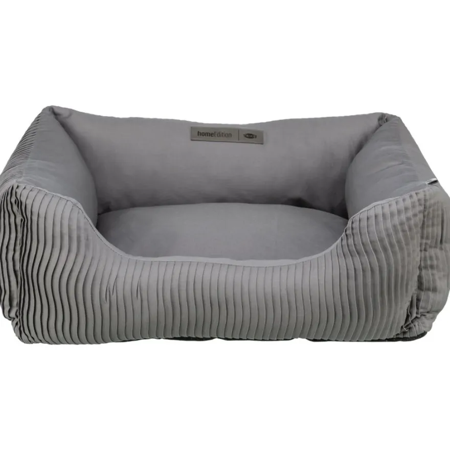 TRIXIE Bett Marley, eckig, grau | 80 × 60 cm