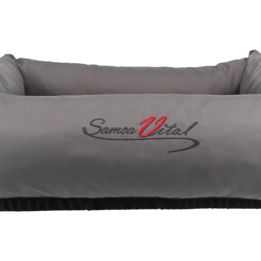TRIXIE Bett Samoa Vital, eckig, grau | 65 x 50 cm