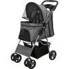 TRIXIE Buggy, grau | 47 x 100 x 80 cm