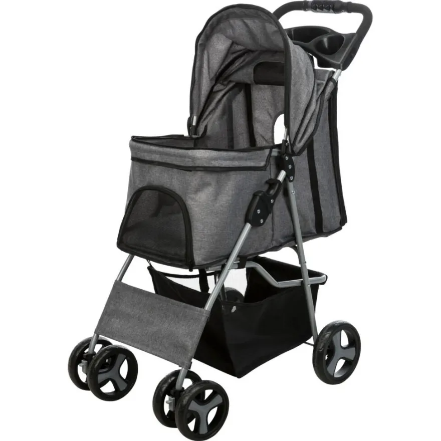 TRIXIE Buggy, grau | 47 x 100 x 80 cm