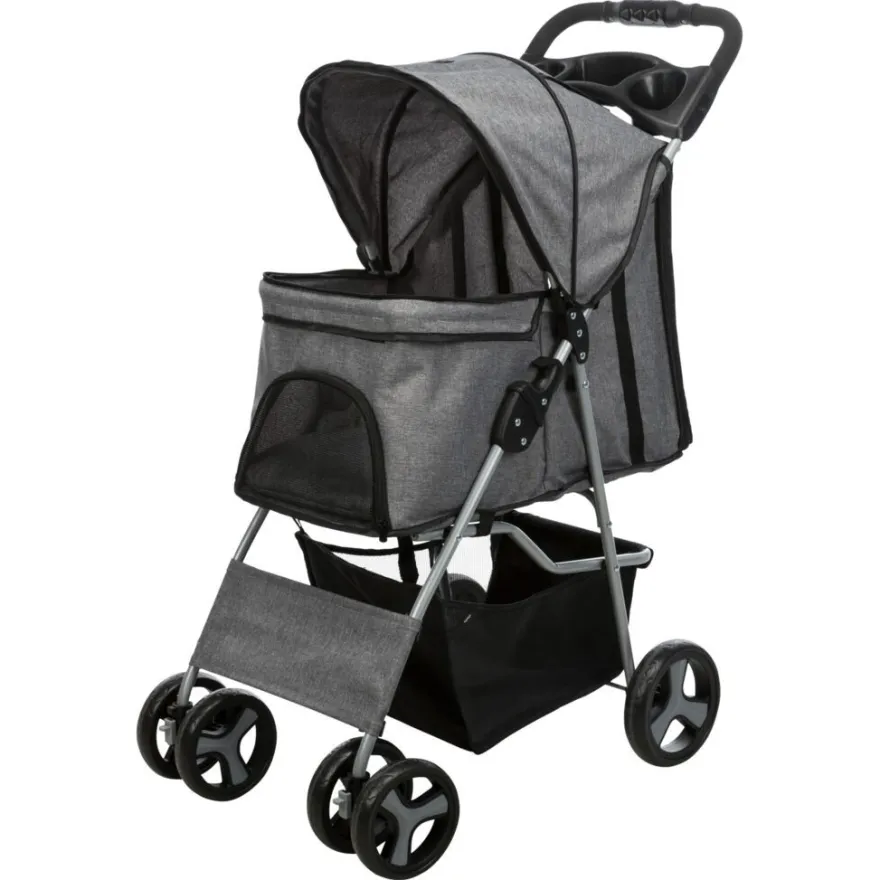 TRIXIE Buggy, grau | 47 x 100 x 80 cm
