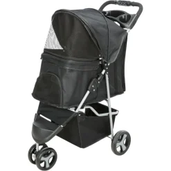 TRIXIE Buggy, schwarz | 47 x 100 x 80 cm