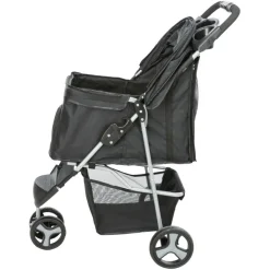 TRIXIE Buggy, schwarz | 47 x 100 x 80 cm