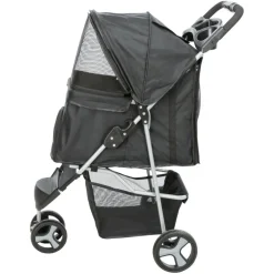 TRIXIE Buggy, schwarz | 47 x 100 x 80 cm