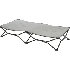TRIXIE Camping-Bett für Hunde, beige/schwarz | 120 × 22 × 60 cm